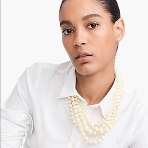 JCrew Twisted Pearl Necklace